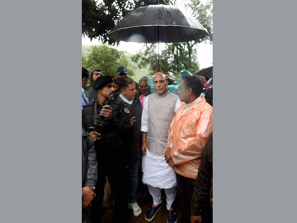 Union Home Minister Rajnath Singh meets disaster management officials