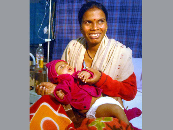 Survives 3 months Baby Rudra Zanjare & Usha Zanjare 