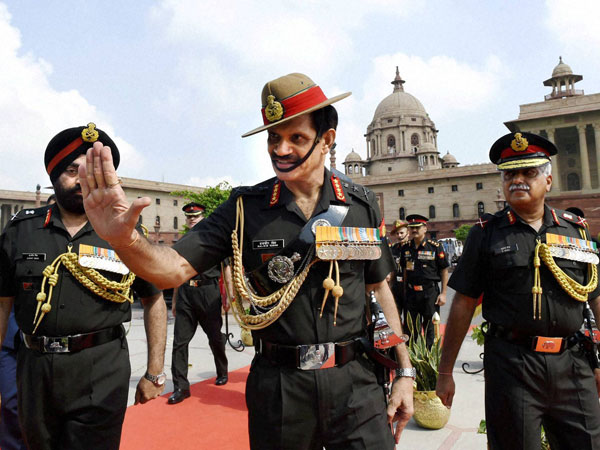 New Army Chief General Dalbir Singh Suhag arrives