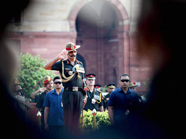 New Army Chief General Dalbir Singh Suhag takes salute