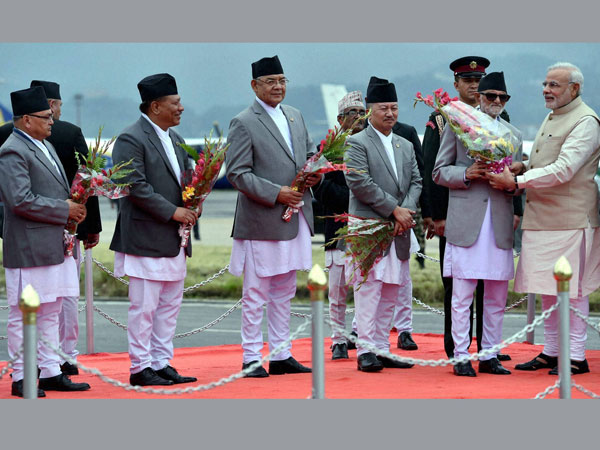 PM Modi welcomed in Nepal