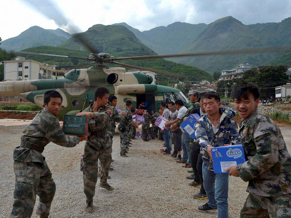 Rescue ops continue in southwest China 