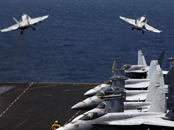 US jets strike in Iraq 