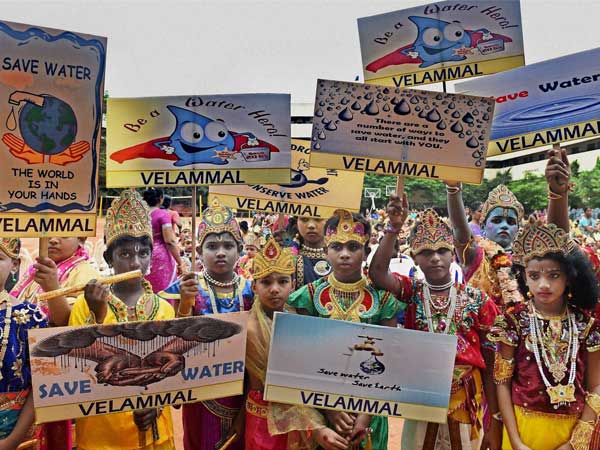 Krishna asks you to save water !