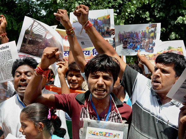Pakistan Hindus during a protest march