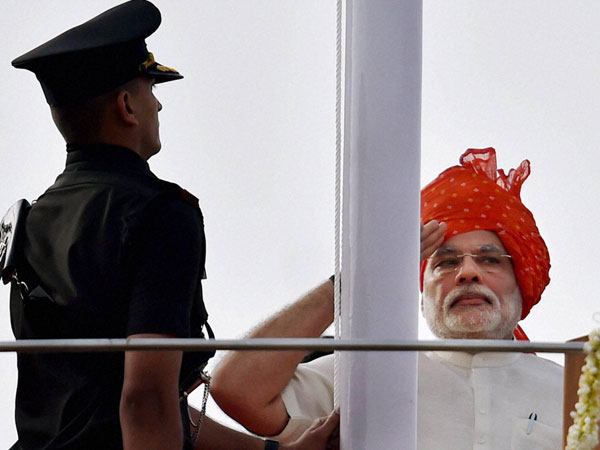  Modi addresses nation at Red Fort