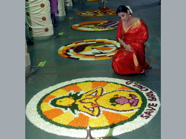 Kerala's flower Rangoli competition in Mumbai Kerala's flower Rangoli competition in Mumbai