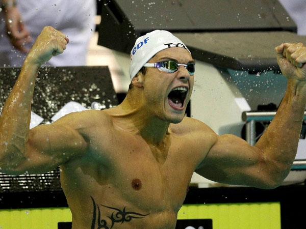 Manaudou wins gold medal 