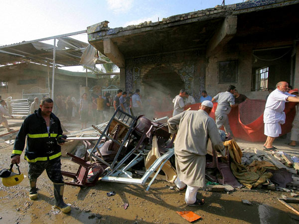 Commercial areas targeted in Iraq