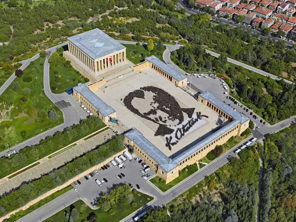 Ataturk's portrait revealed 