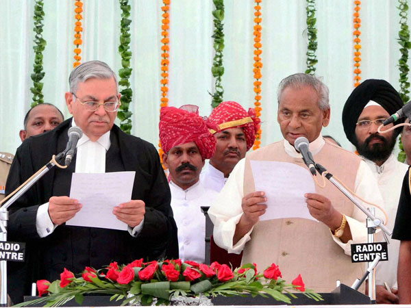 New Governor Kalyan Singh at a swering-in -ceremony