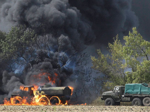 Clashes erupt in Ukraine 