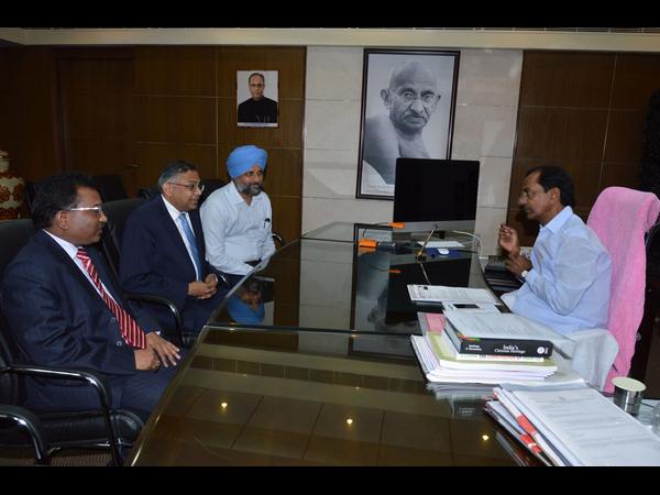 When KCR met TCS CEO