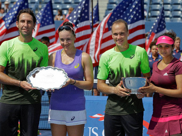 Sania wins mixed doubles at US Open 