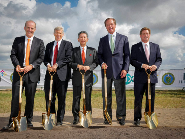Groundbreaking Event at the W. A. Parish power plant