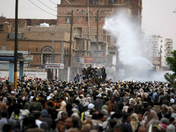 Shiite protestors clash in Sanaa