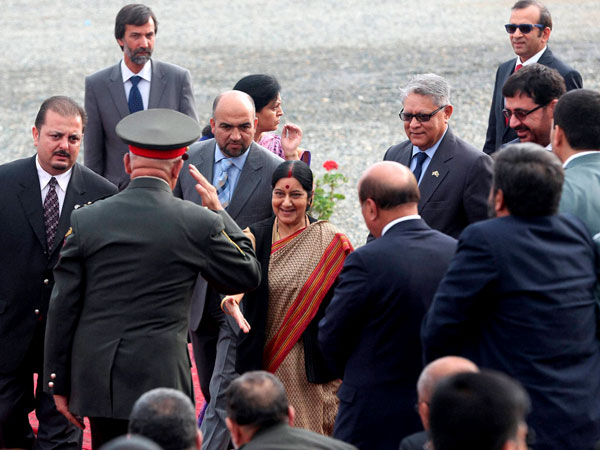 Sushma Swaraj visits Afghanistan 