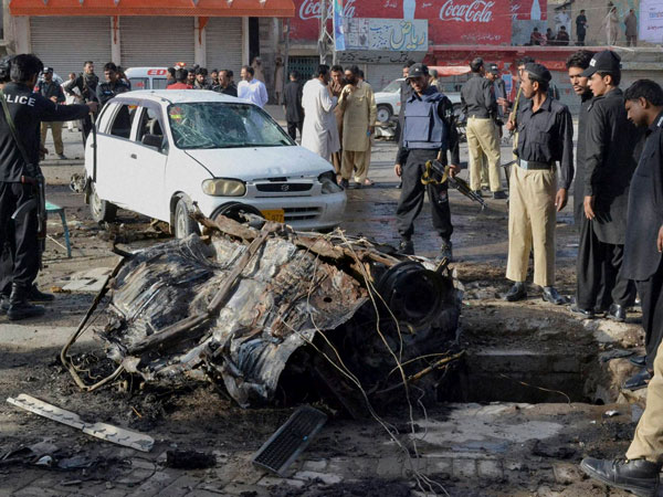 Bomb explosion in Quetta, Pakistan 