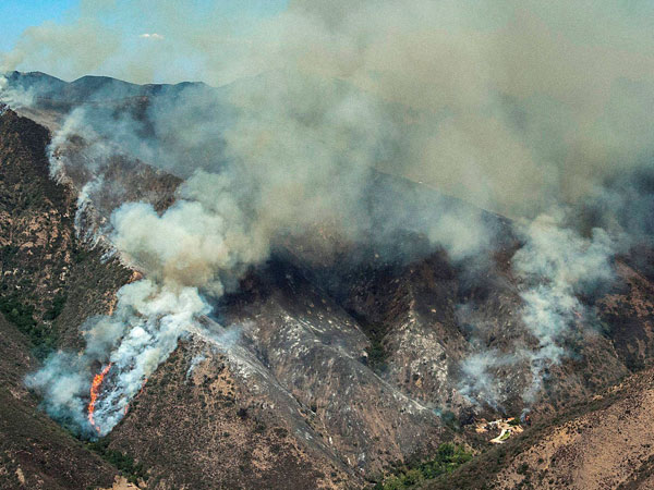 Wildfire in California 
