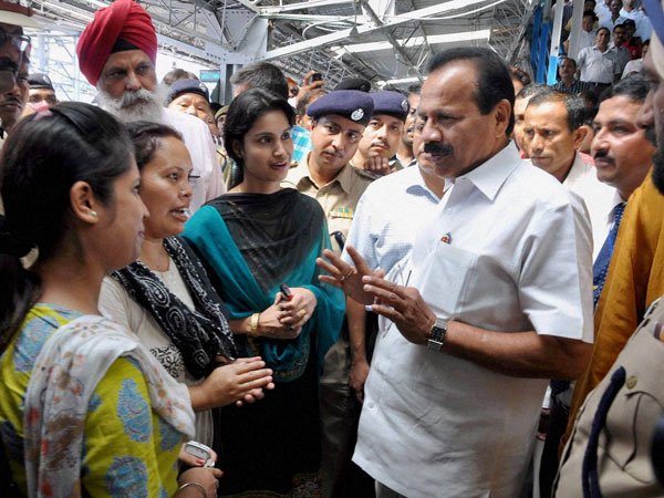 Union Railway Minister D.V. Sadananda Gowda interacts 