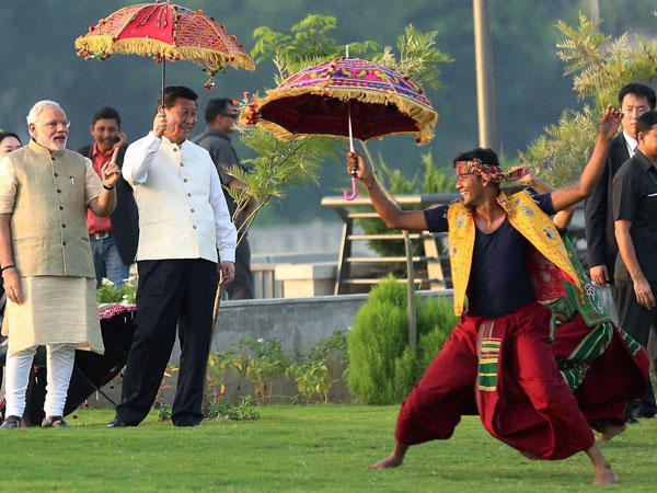 Sharing a lighter moment in India