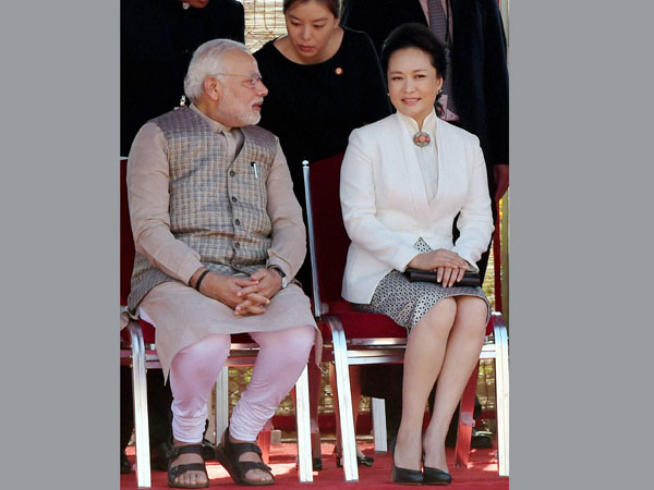 Prime Minister Narendra Modi and Chinese First Lady