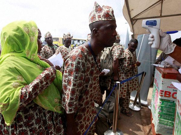 Pilgrims screened in Nigeria 