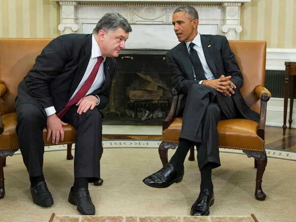 Poroshenko meets Obama