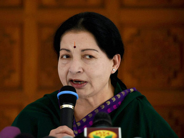 J Jayalalithaa, former chief minister of Tamil Nadu