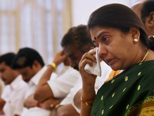 Emotionally overwhelmed AIADMK leaders