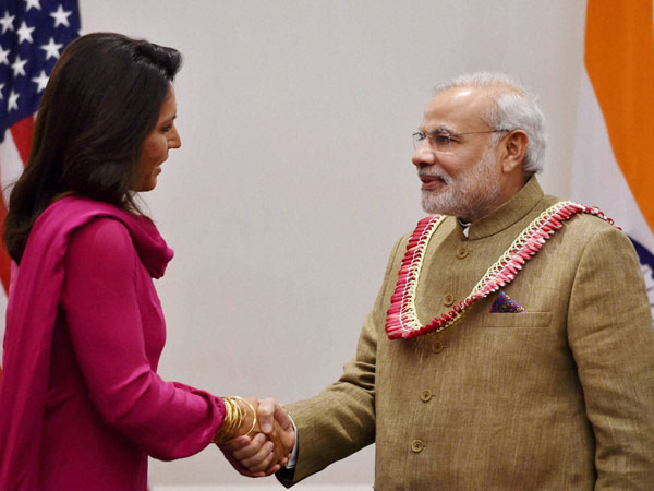 PM Modi meets leaders in USA
