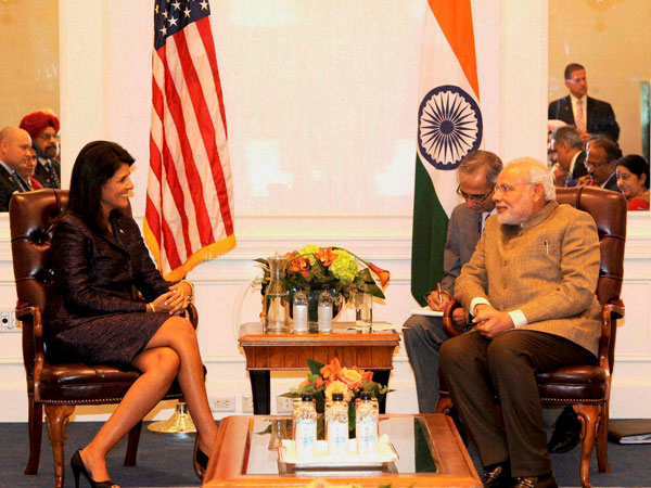 PM Modi meets leaders in USA