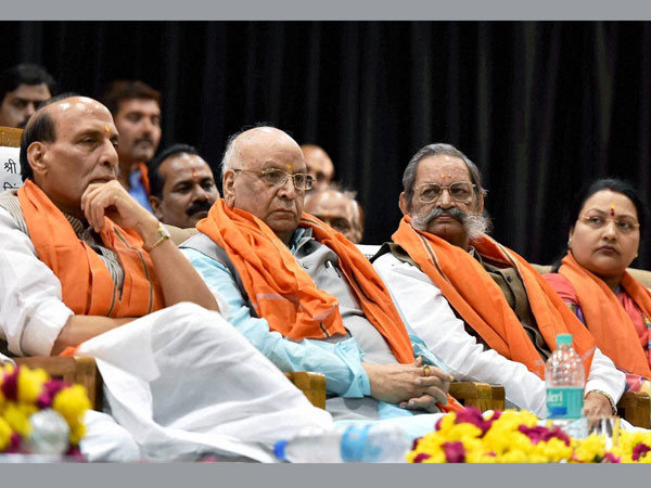 Union Home Minister Rajnath Singh with Lalji Tandon