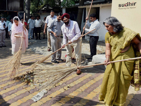 ‘Swachh Bharat Abhiyan' at Panchseel Bhavan in New Delhi
