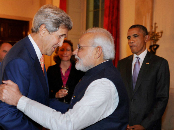 Modi meets John Kerry