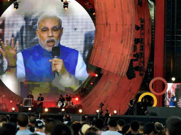 Modi at Central Park in New York