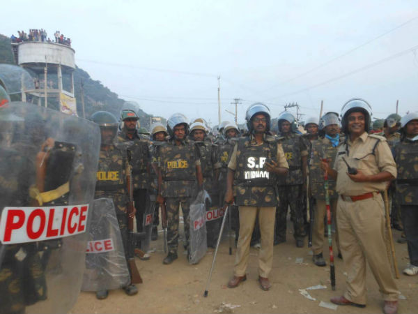 Nearly 400 police personnel were deployed