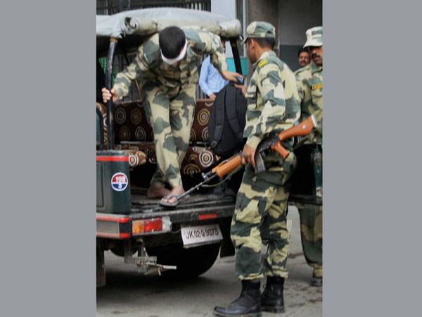 A BSF jawan injured during shelling from Pakistani side