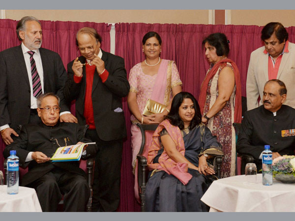 Dinner hosted for Pranab Mukherjee 