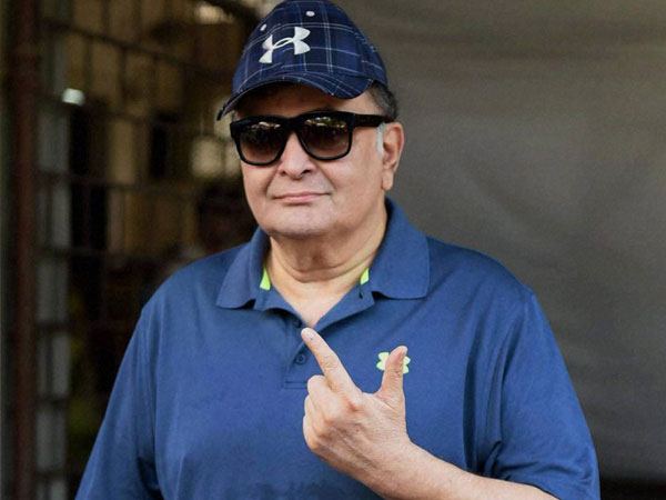 Bollywood actor Rishi Kapoor comes out after casting his vote
