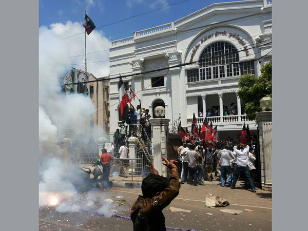 Jayalalitha's supporters celebrate