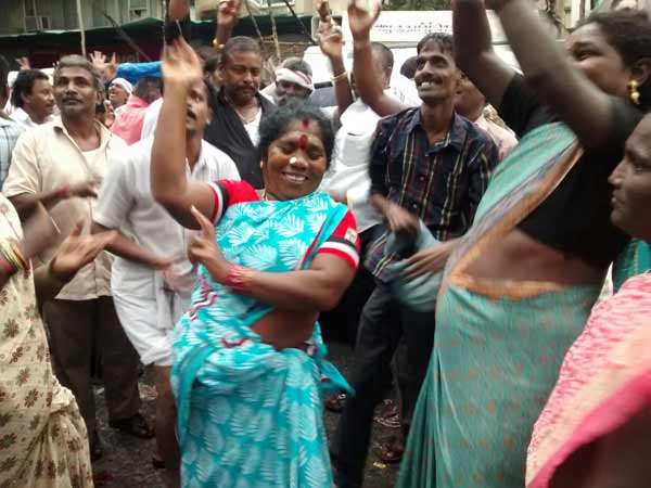 Jayalalitha's supporters celebrate Jayalalitha's supporters celebrate