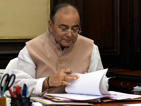 Union Finance Minister Arun Jaitley at his office Union Finance Minister Arun Jaitley at his office