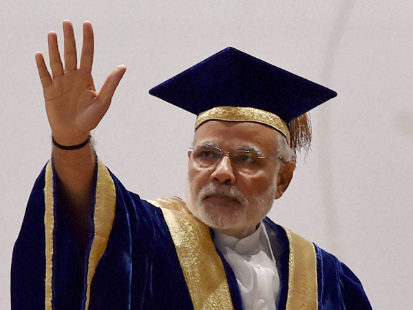 Prime Minister Narendra Modi addresses during the 42nd Convocation Prime Minister Narendra Modi addresses during the 42nd Convocation