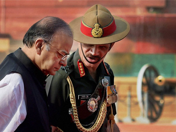 Defence Minister Arun Jaitley with Army Chief General Dalbir Singh Defence Minister Arun Jaitley with Army Chief General Dalbir Singh