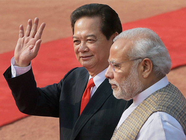Prime Minister Narendra Modi with his Vietnamese counterpart Prime Minister Narendra Modi with his Vietnamese counterpart