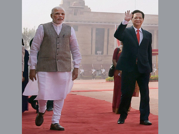 Prime Minister Narendra Modi with his Vietnamese counterpart Prime Minister Narendra Modi with his Vietnamese counterpart