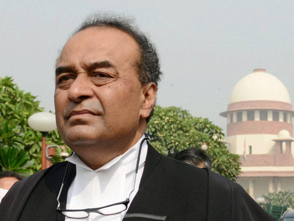 Attorney General Mukul Rohatagi talks to the media