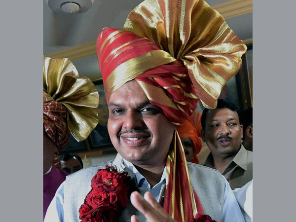 Devendra Fadnavis after being announced as the new Maharashtra C.M.