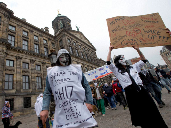 Protests in Amesterdam